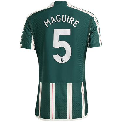 Harry Maguire Manchester United 2023/24 Away Player Jersey Discount - Green