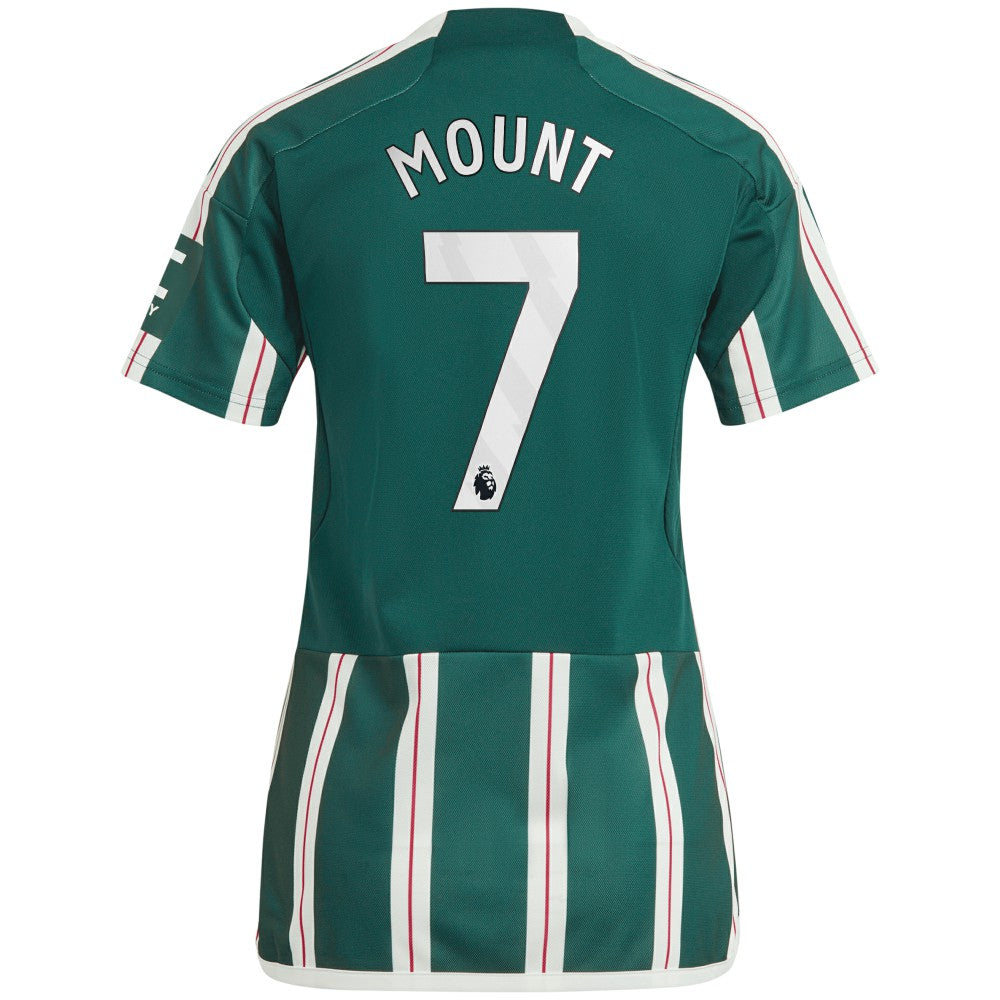 Mason Mount Manchester United Women's 2023/24 Away Replica Player Jersey Discount - Green