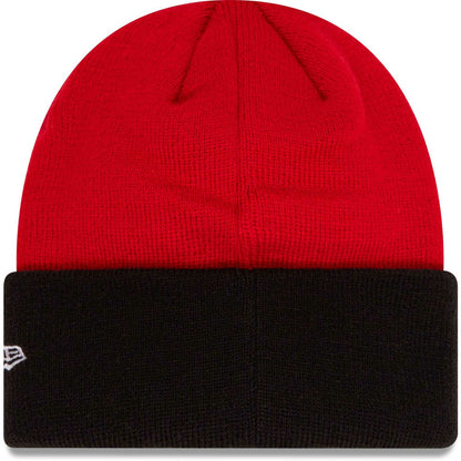 AC Milan New Era Youth Wordmark Cuffed Knit Hat on sale - Red