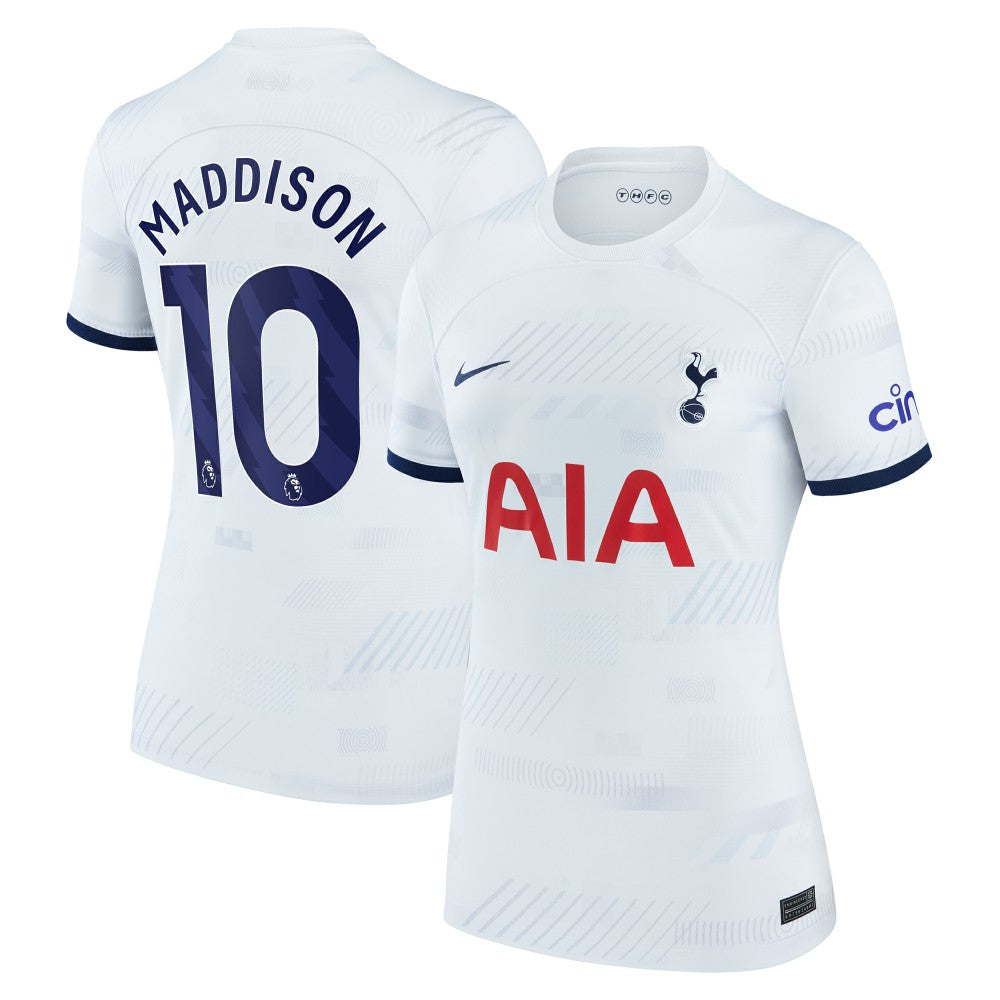 James Maddison Tottenham Hotspur Women's 2023/24 Home Stadium Replica Player Jersey Sale - White