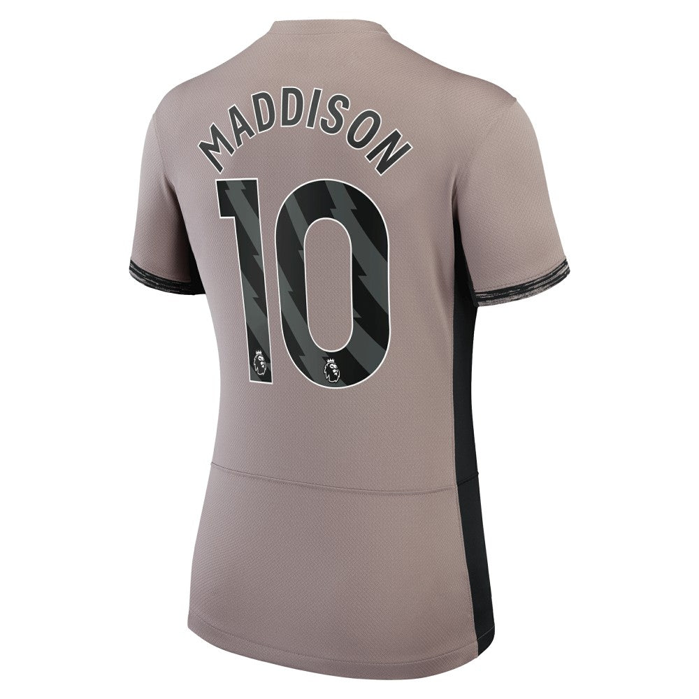 James Maddison Tottenham Hotspur Women's 2023/24 Third Stadium Replica Player Jersey – Tan