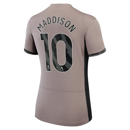 James Maddison Tottenham Hotspur Women's 2023/24 Third Stadium Replica Player Jersey – Tan