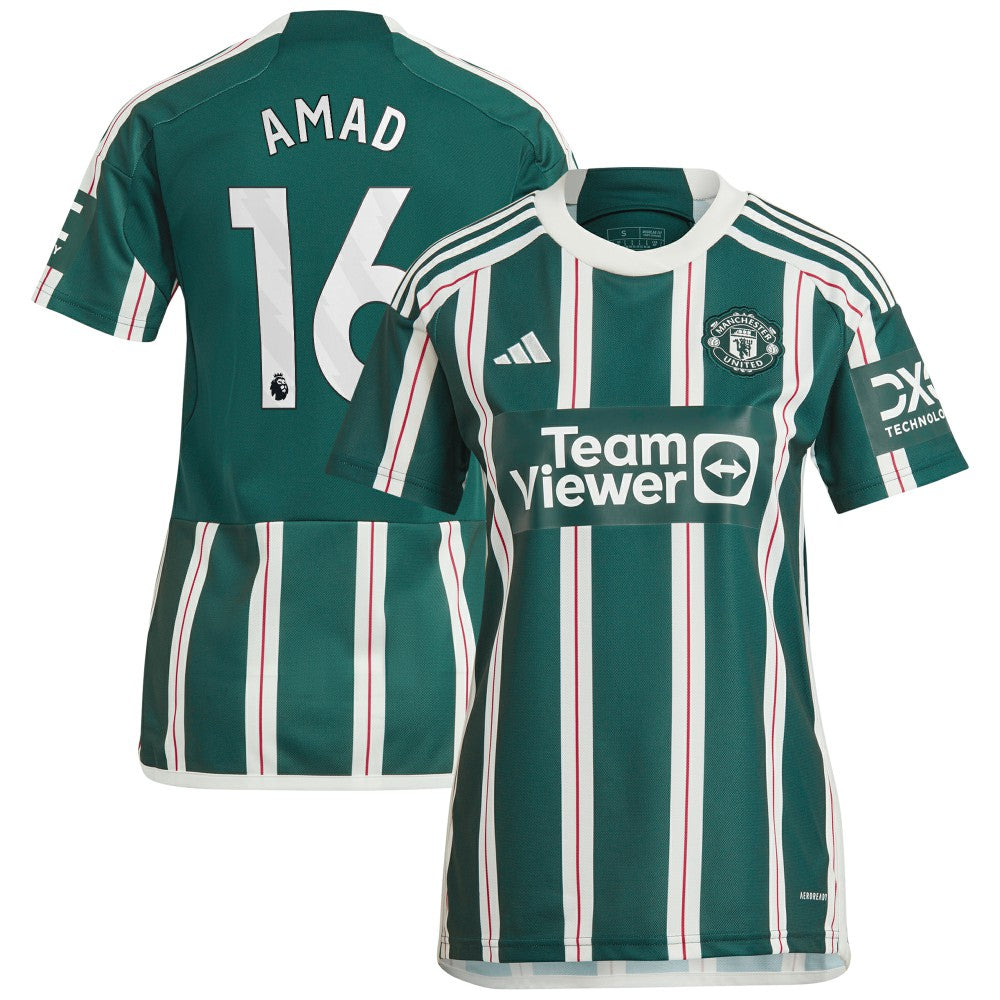 Amad Diallo Manchester United Women's Replica Player Jersey – Green