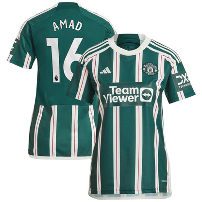Amad Diallo Manchester United Women's Replica Player Jersey – Green