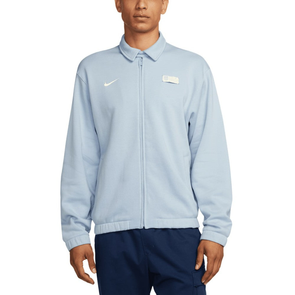 USMNT Club Fleece Harrington Full-Zip Jacket for sale - Light Blue