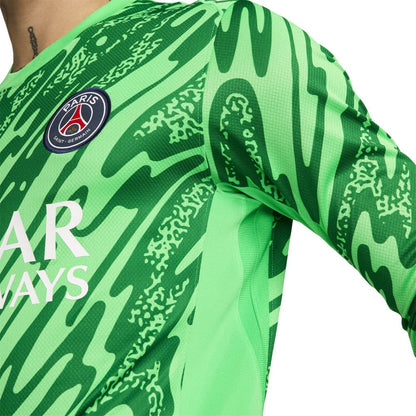 Paris Saint-Germain 2024/25 Goalkeeper Replica Stadium Long Sleeve Jersey on sale - Green