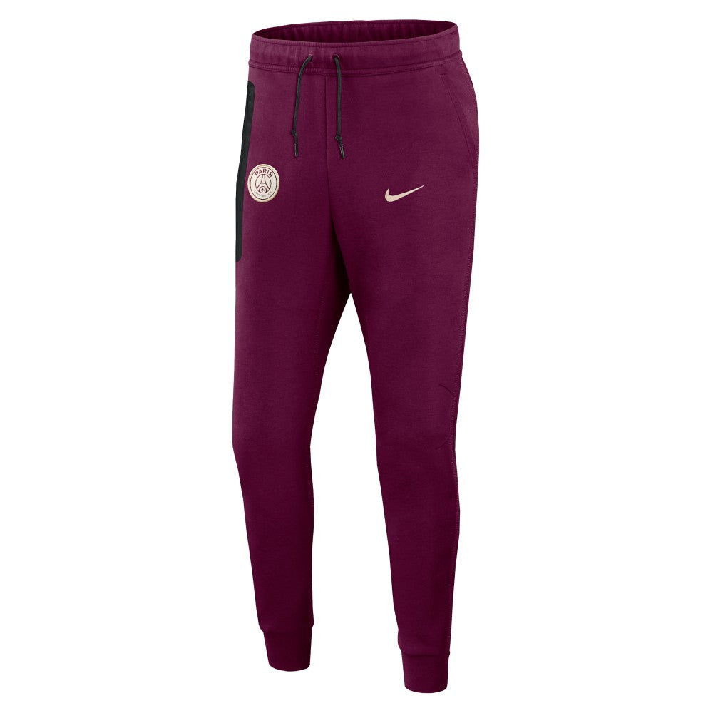 Paris Saint-Germain 2024/25 Tech Fleece Jogger Pants on sale - Burgundy