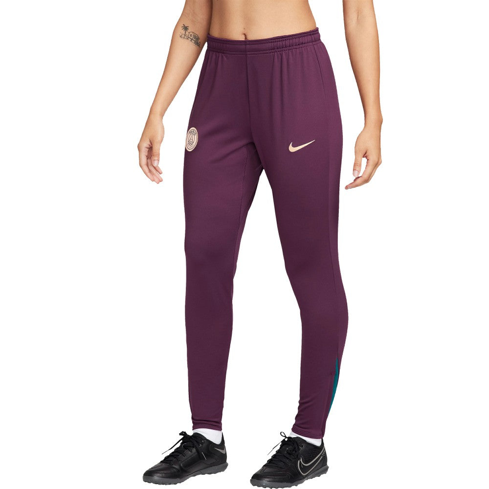 Paris Saint-Germain Women's 2024/25 Strike Performance Pants on sale - Burgundy
