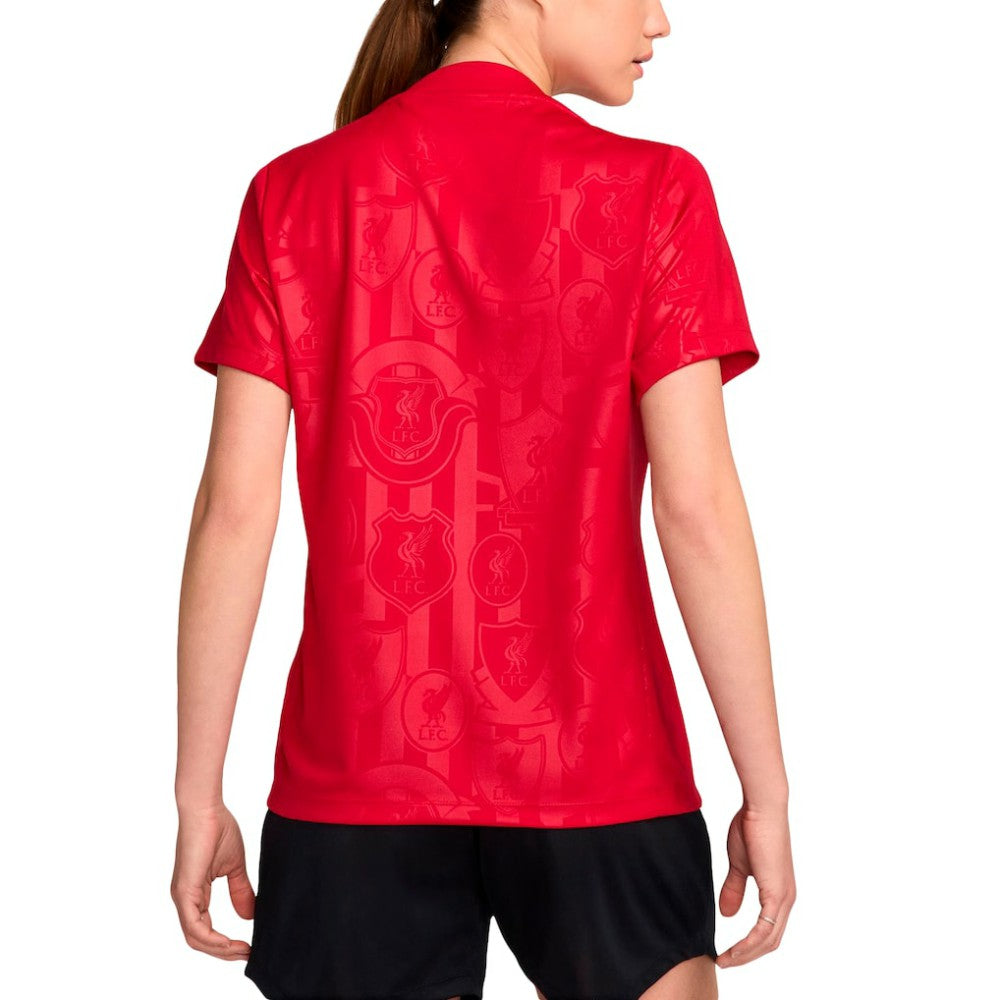 Liverpool Women's 2024/25 Academy Pro Pre-Match Top Discount - Red