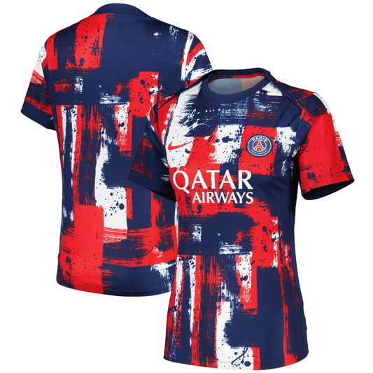 Paris Saint-Germain Women's 2024/25 Home Academy Pro Pre-Match Top on sale - Navy