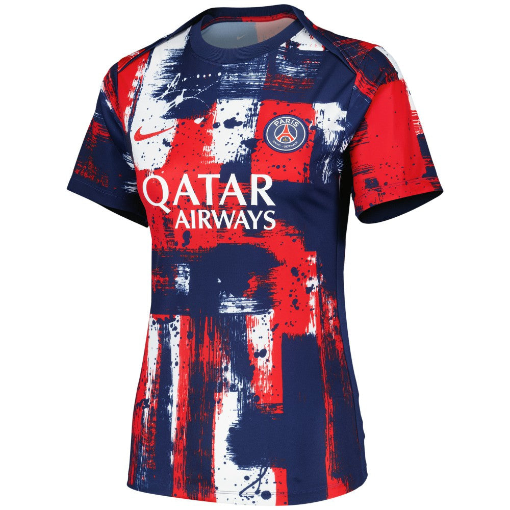 Paris Saint-Germain Women's 2024/25 Home Academy Pro Pre-Match Top on sale - Navy