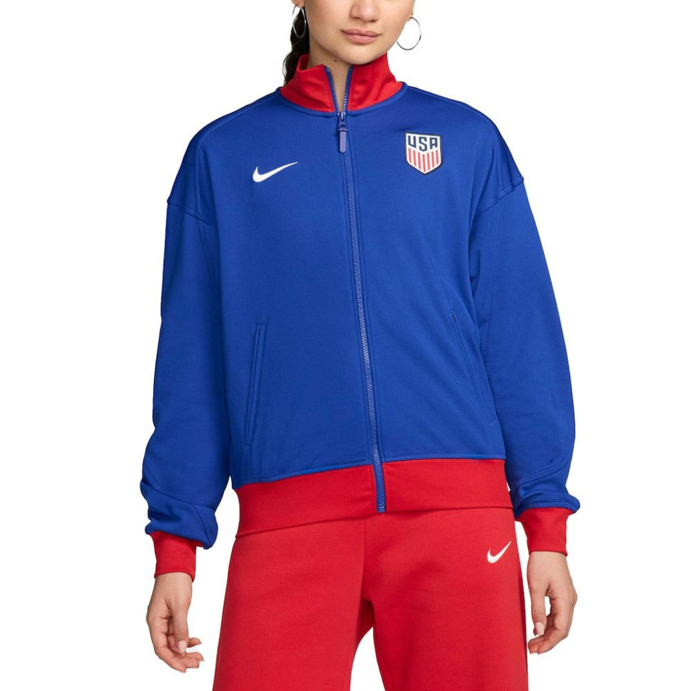 USMNT Women's 2024 Academy Pro Anthem Full-Zip Jacket for sale - Royal