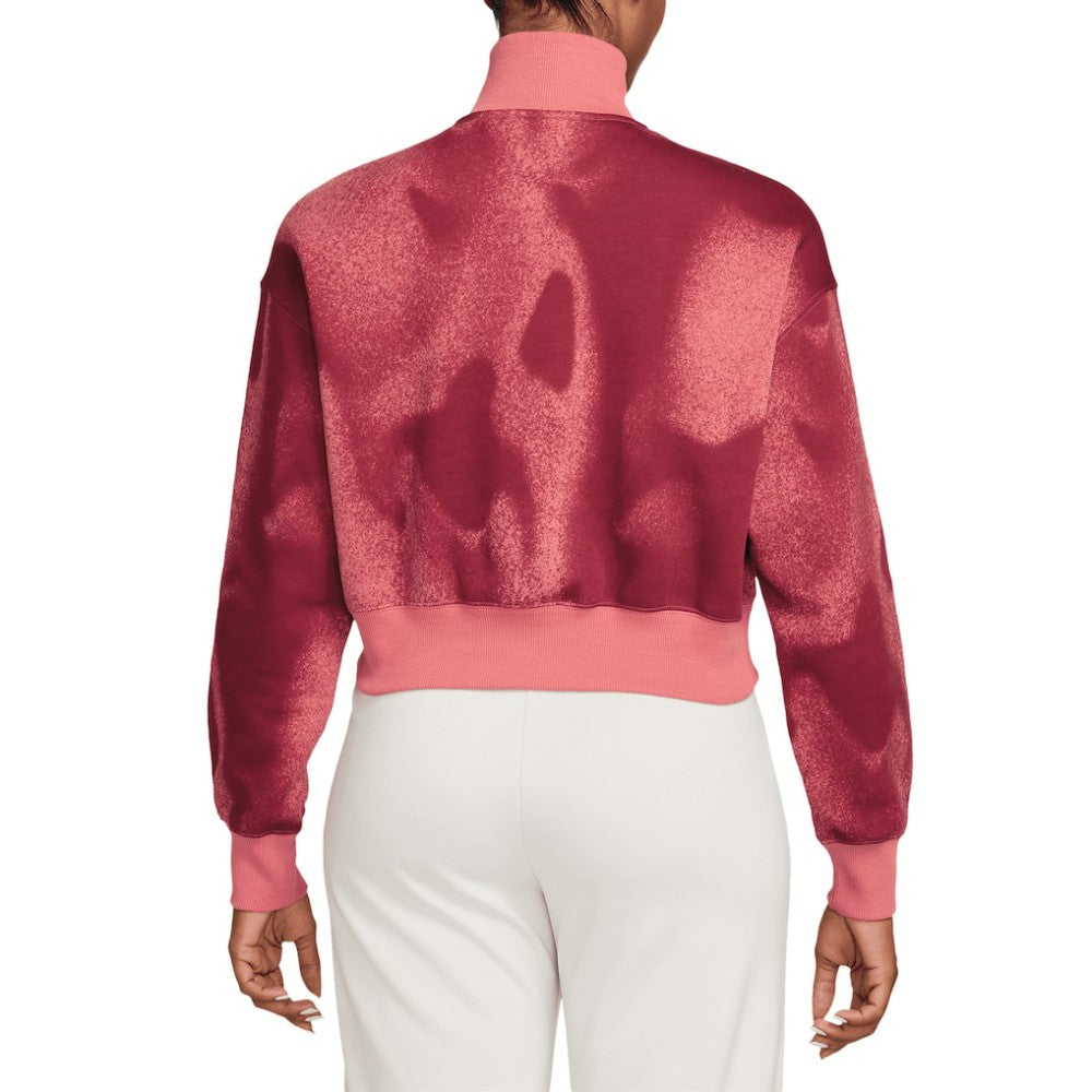 USMNT Women's Phoenix Fleece Cropped Quarter-Zip Jacket for sale - Pink