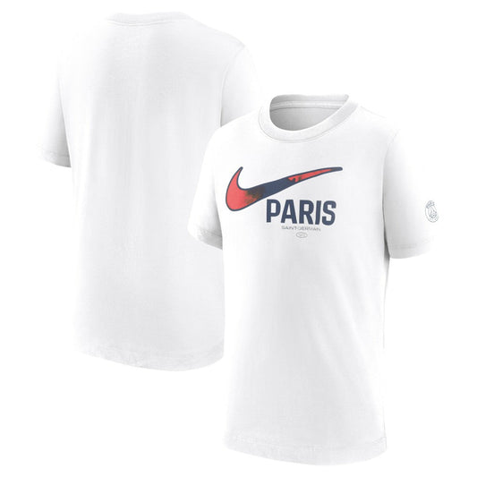 Paris Saint-Germain Youth Swoosh T-Shirt on sale - White