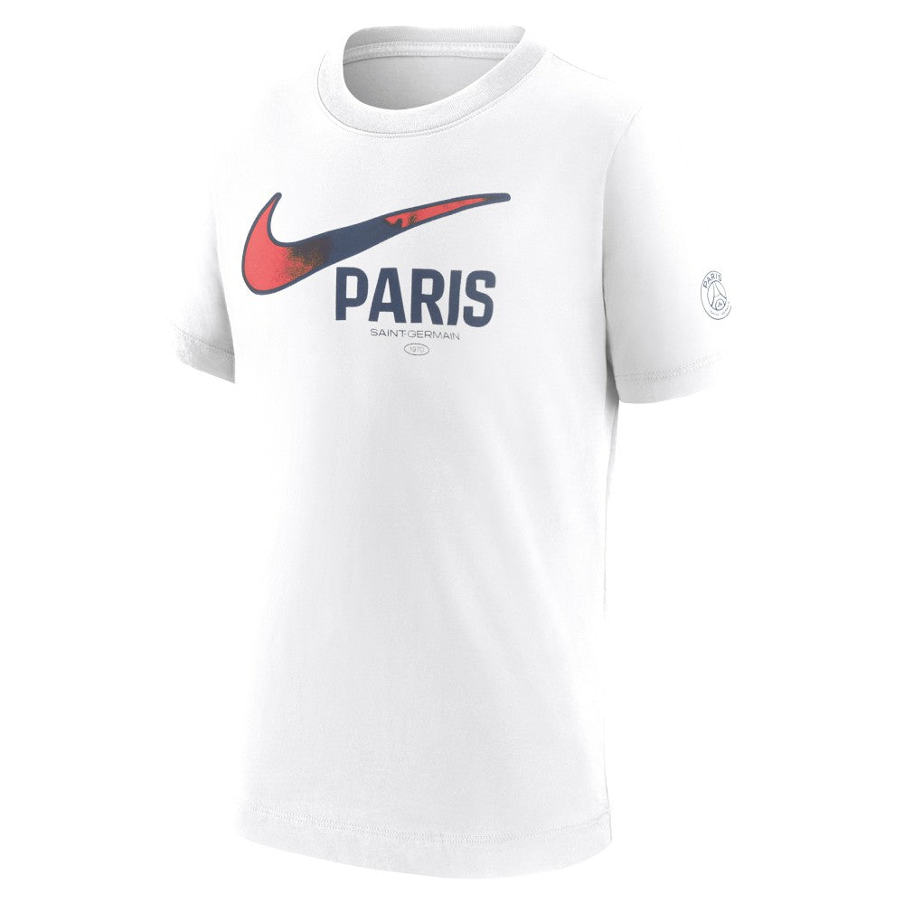 Paris Saint-Germain Youth Swoosh T-Shirt on sale - White