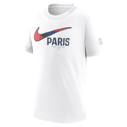 Paris Saint-Germain Youth Swoosh T-Shirt on sale - White