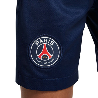 Paris Saint-Germain Youth 2024/25 Home Stadium Shorts on sale - Navy