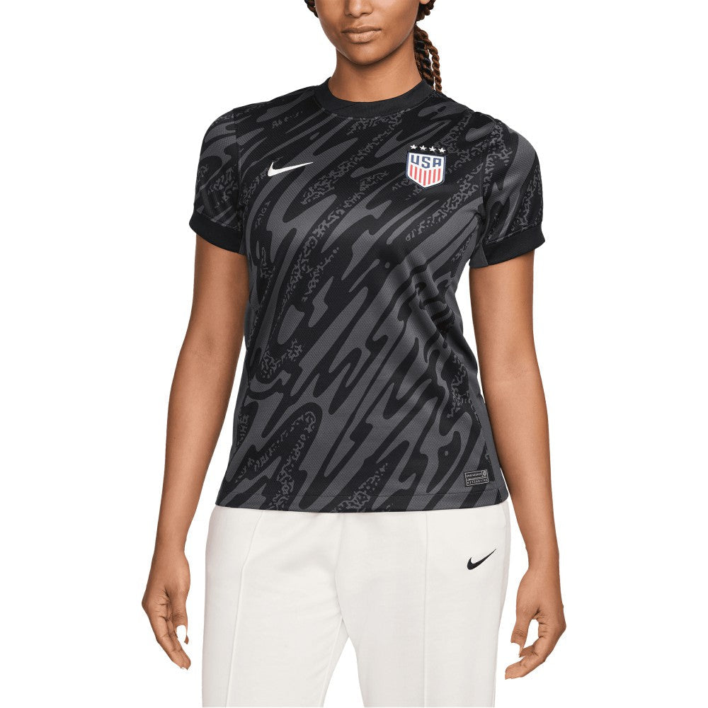 USWNT Women's 2024 Goalkeeper Replica Stadium Jersey on sale - Black