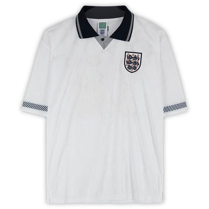 Paul Gascoigne England National Team Autographed 1990 Home Jersey