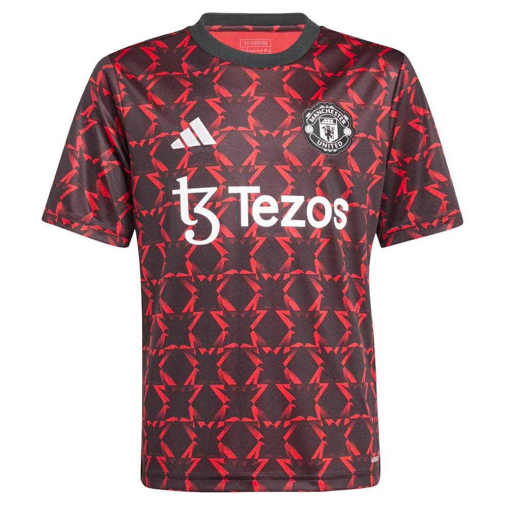 Manchester United Youth 2024/25 Pre-Match Top Discount - Black