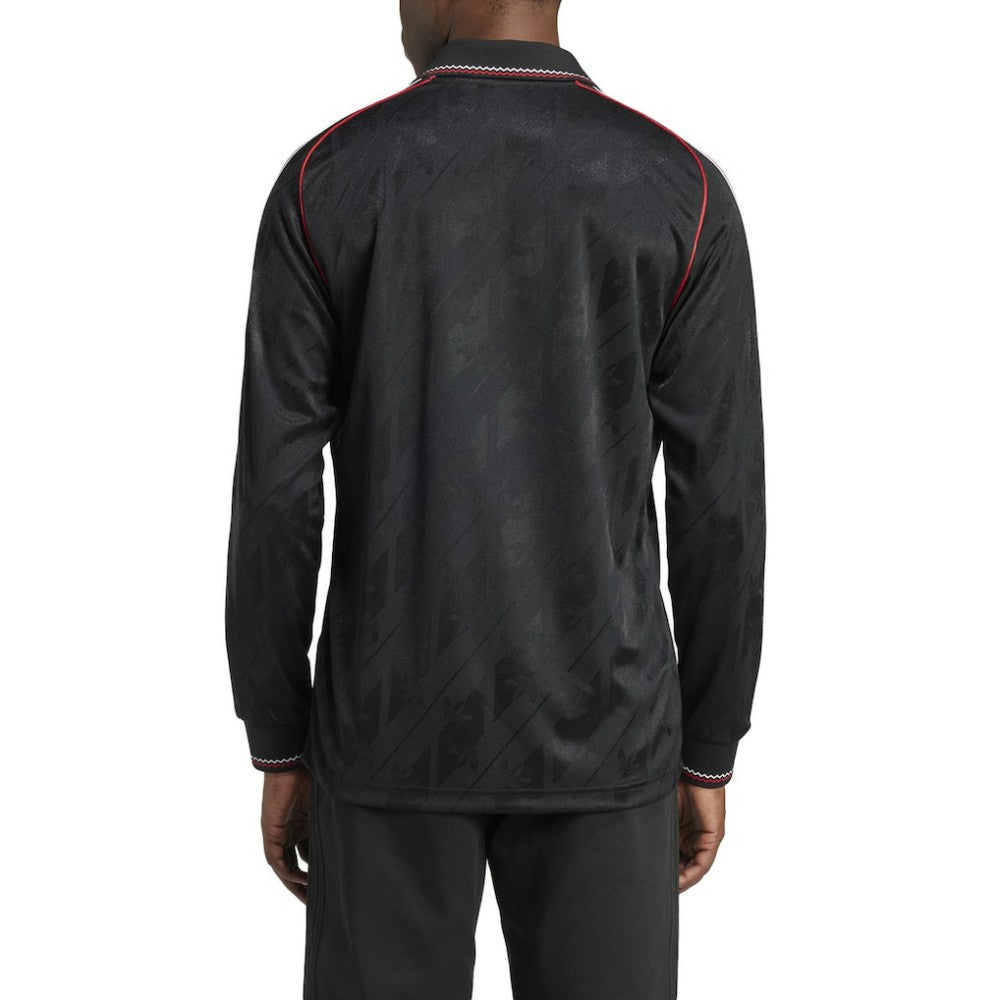 Manchester United Originals Lifestyler Long Sleeve Jersey Discount - Black