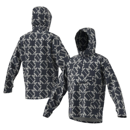 Manchester United 2024/25 Half-Zip Hoodie Windbreaker Jacket Discount - Charcoal
