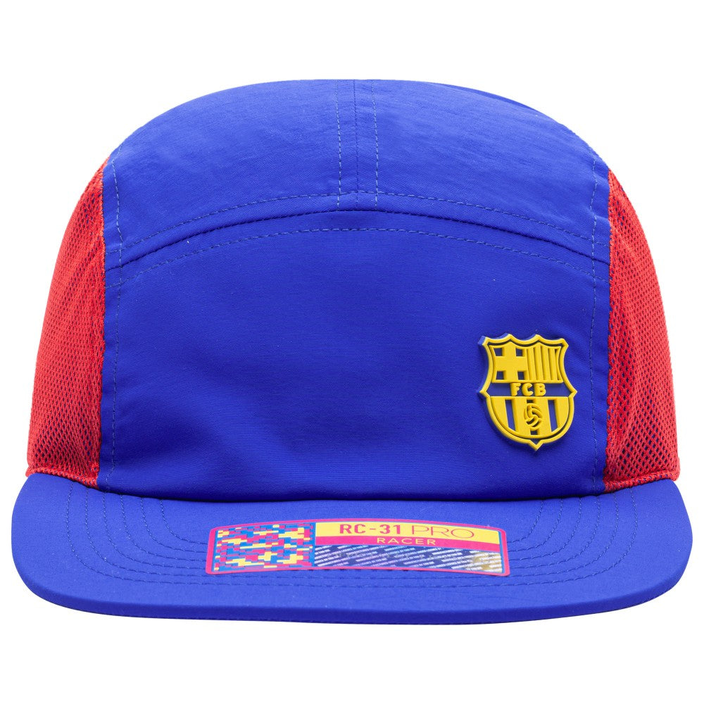 Barcelona Unisex Wing Racer Adjustable Hat on sale - Blue