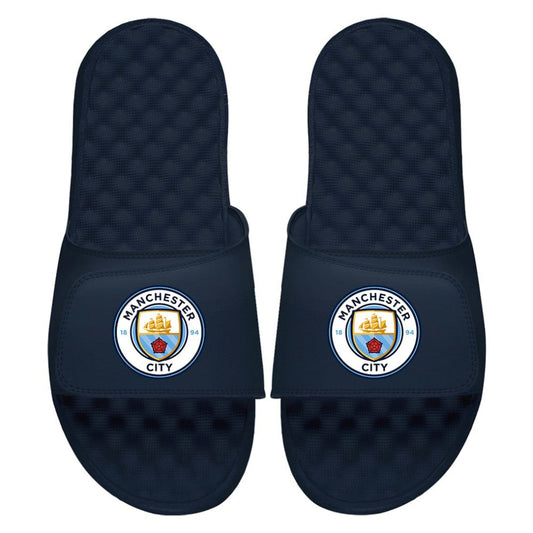 Manchester City ISlide Youth Primary Logo Slide Sandals Discount - Navy