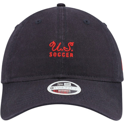 USWNT New Era Women's Throwback 9TWENTY Adjustable Hat on sale - Navy