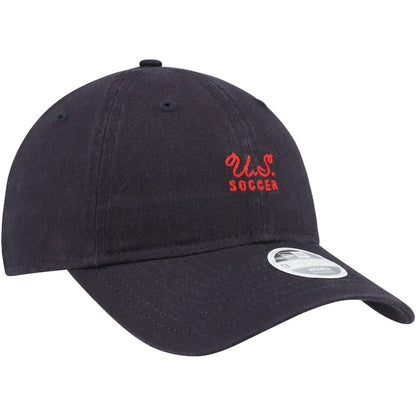 USWNT New Era Women's Throwback 9TWENTY Adjustable Hat on sale - Navy