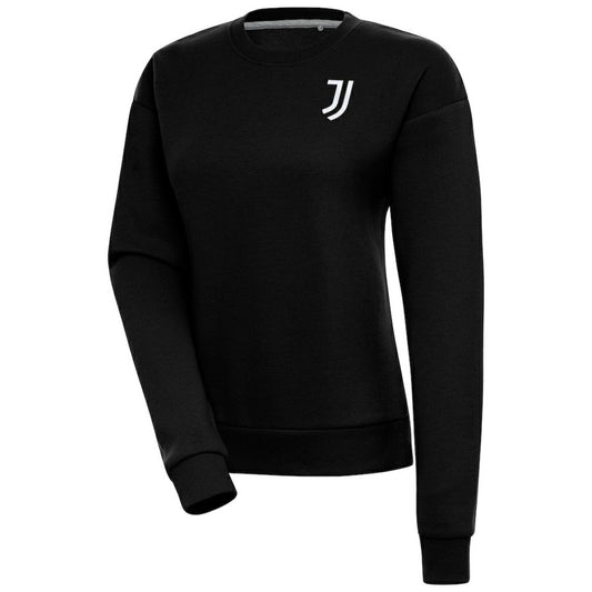 Juventus Women's Takeover Crewneck Pullover Sweatshirt Discount - Black