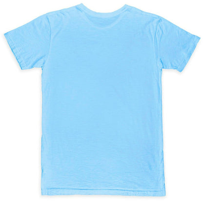 Manchester City 1863FC Mono Crest Slub T-Shirt Discount - Sky Blue