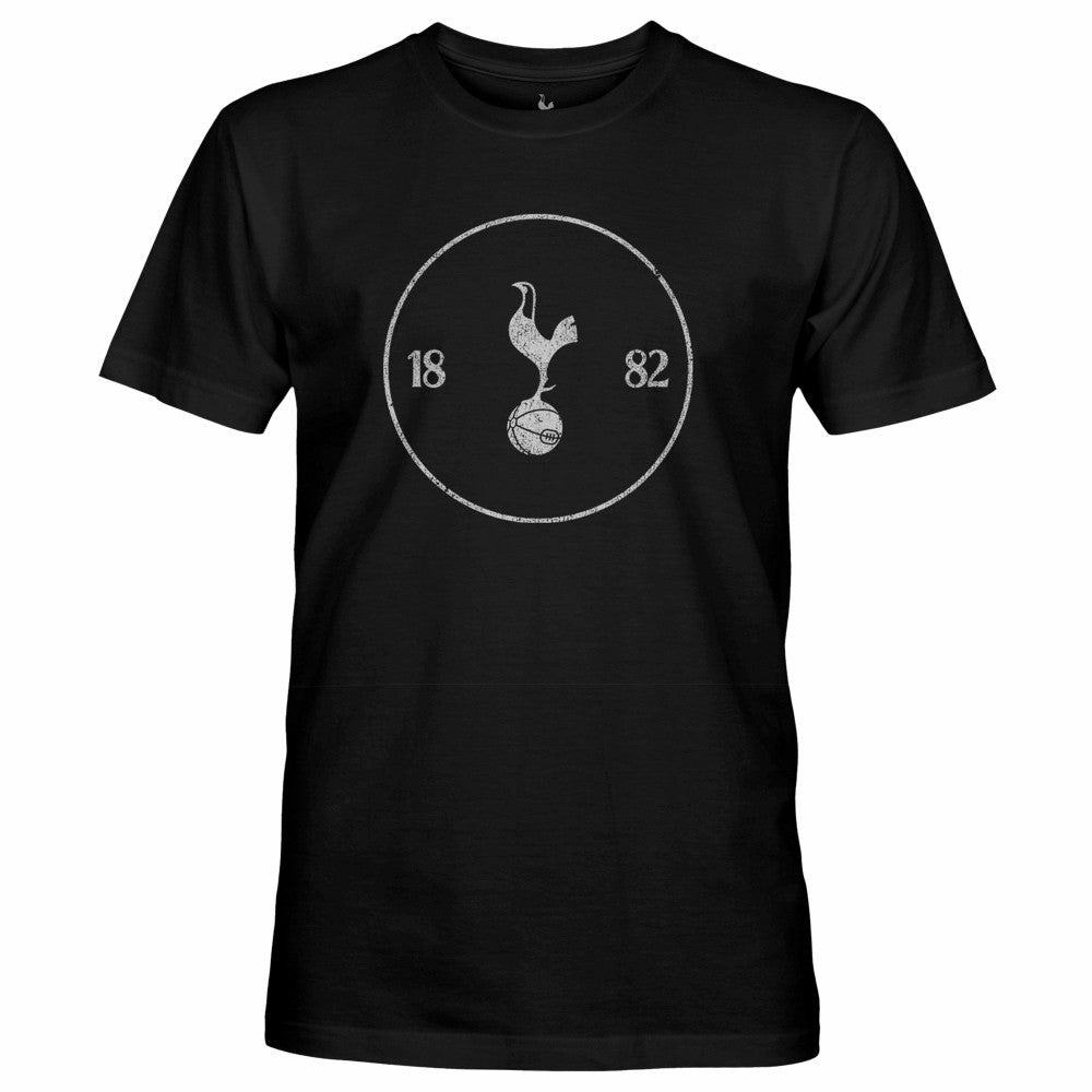 Tottenham Hotspur 1863FC Mono Crest Slub T-Shirt Sale - Black