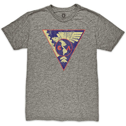 Club America 1863FC Retro Crest Twisted Tri-Blend Slub T-Shirt Discount - Heather Gray