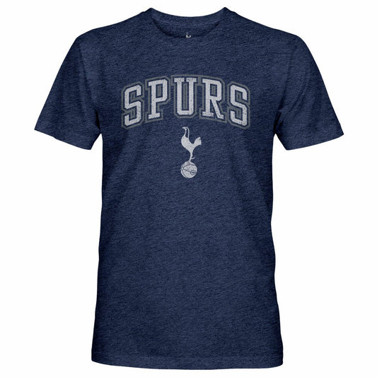 Tottenham Hotspur 1863FC Wordmark Twisted Tri-Blend Slub T-Shirt Sale - Heather Navy