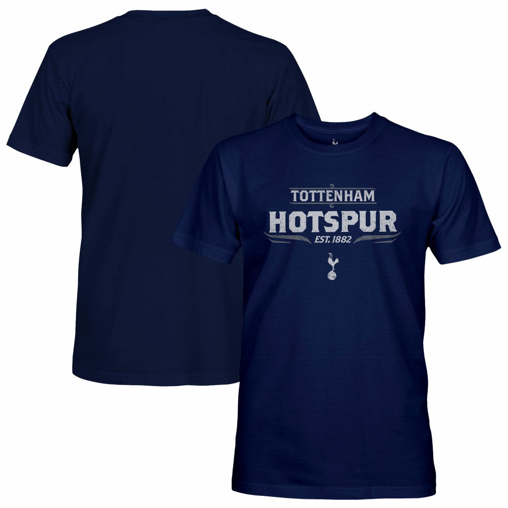 Tottenham Hotspur 1863FC Team Legacy Slub T-Ahirt Sale - Navy