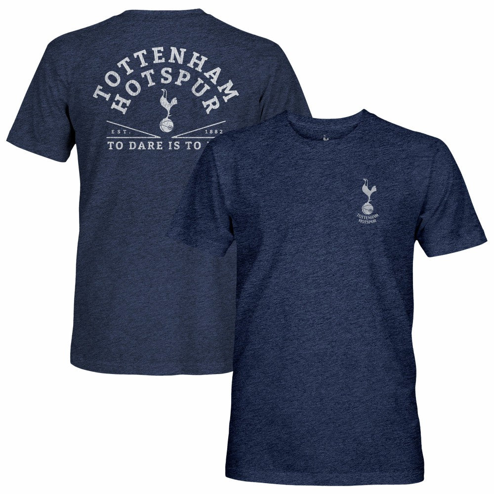 Tottenham Hotspur 1863FC Front Back Date Twisted Tri-Blend T-Shirt Sale - Heather Navy