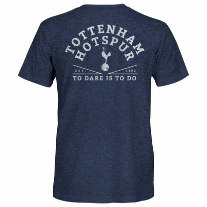 Tottenham Hotspur 1863FC Front Back Date Twisted Tri-Blend T-Shirt Sale - Heather Navy