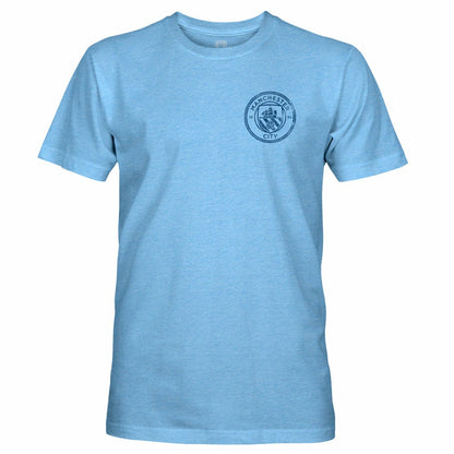 Manchester City 1863FC Front Back Text Twisted Tri-Blend Slub T-Shirt Discount - Sky Blue