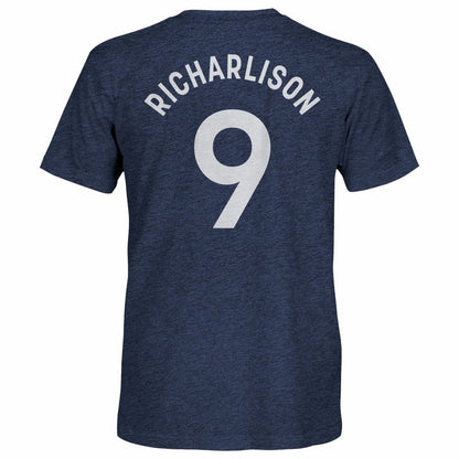 Richarlison Tottenham Hotspur 1863FC Player Name & Number Twisted Tri-Blend Slub T-Shirt Sale - Heather Navy
