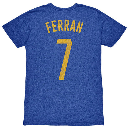 Ferran Torres Barcelona 1863FC Player Name & Number Twisted Tri-Blend Slub T-Shirt on sale - Heather Royal