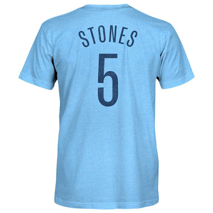 John Stones Manchester City 1863FC Player Name & Number Twisted Tri-Blend Slub T-Shirt Discount - Sky Blue