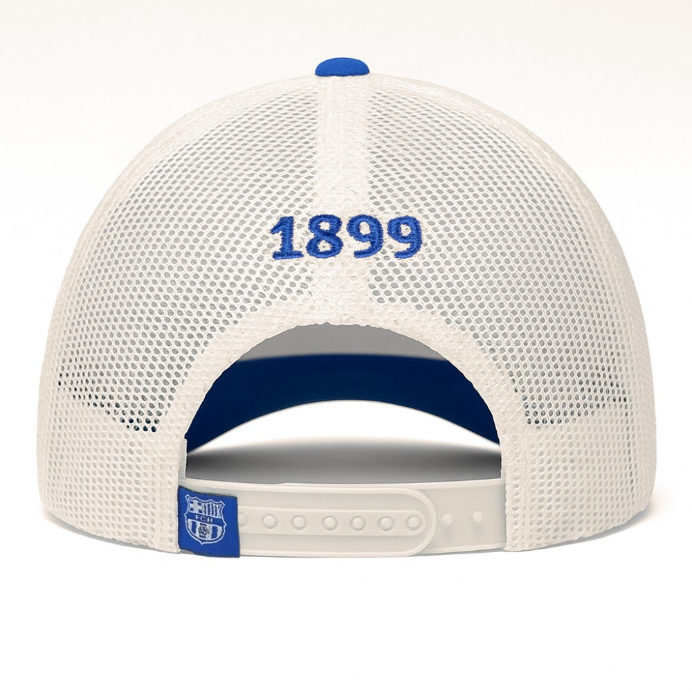 Barcelona 1863FC Washed Trucker Adjustable Hat on sale - Royal