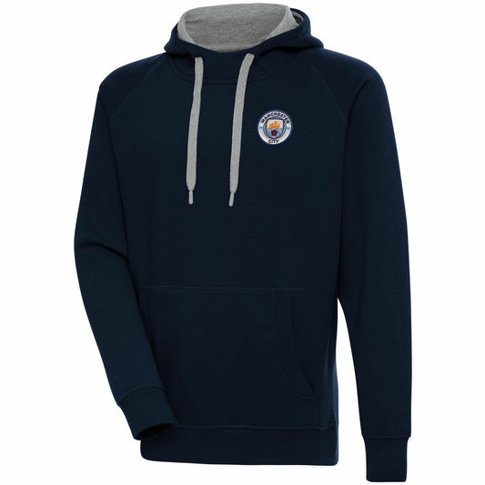 Manchester City Takeover Pullover Hoodie Discount - Navy