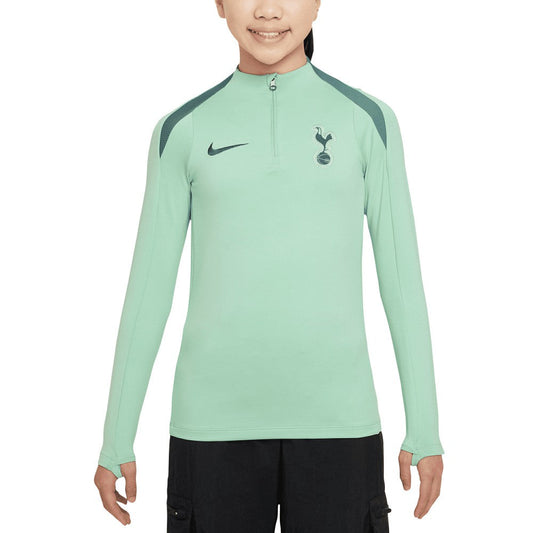 Tottenham Hotspur Youth 2024/25 Third Strike Drill Performance Quarter-Zip Top Sale - Green