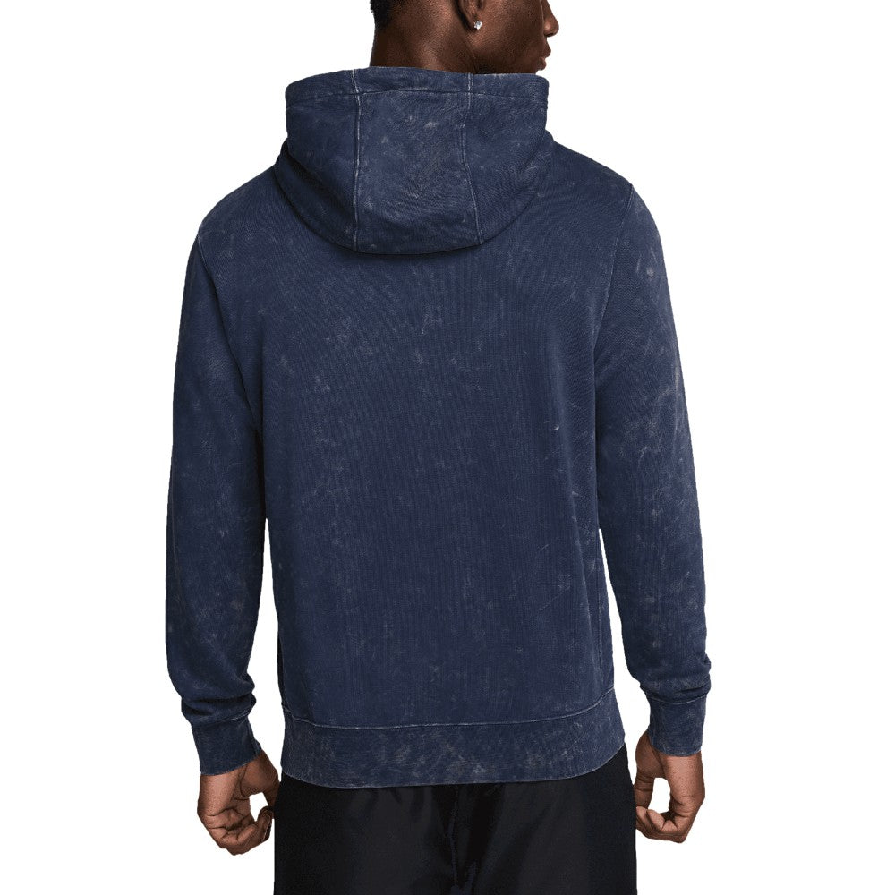 Paris Saint-Germain Club Washed Pullover Hoodie on sale - Navy