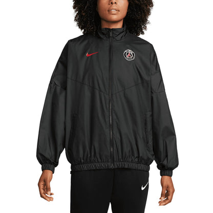 Paris Saint-Germain Women's  Essential Windrunner Full-Zip Jacket on sale - Black