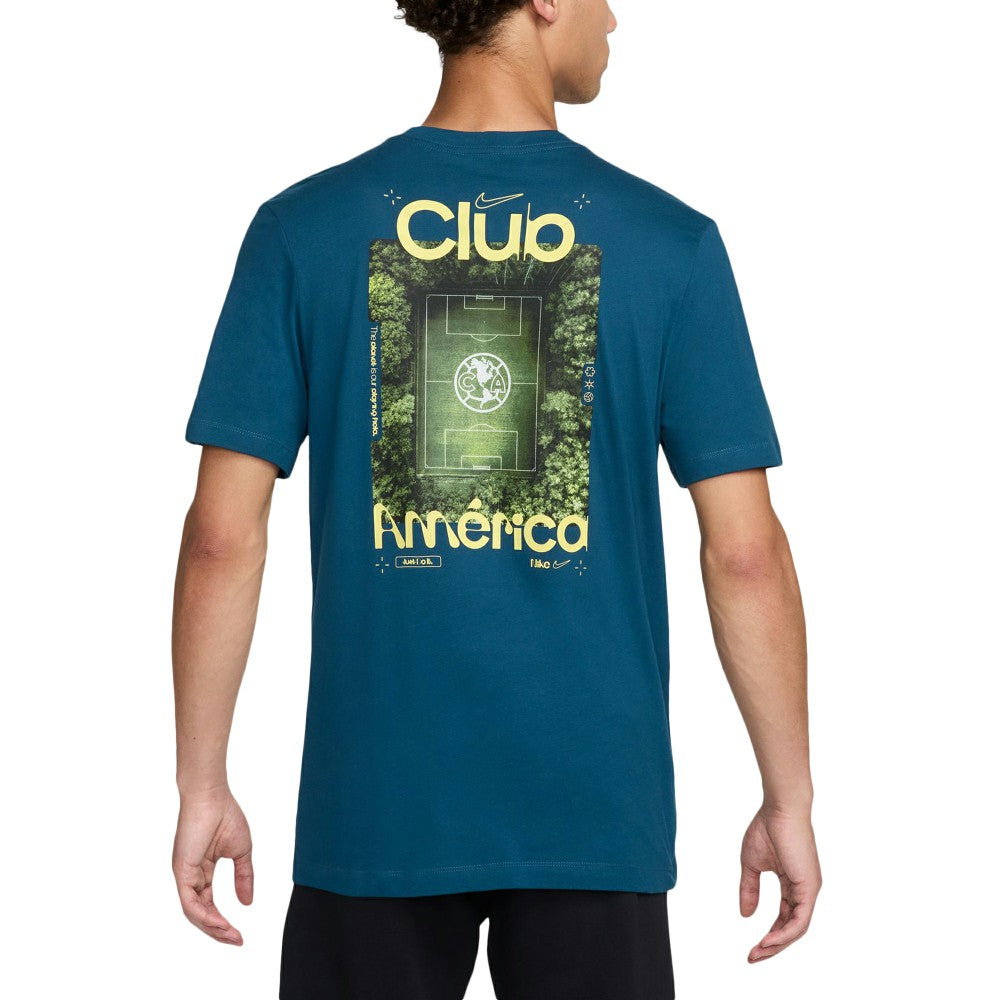Club America Photo T-Shirt Discount - Blue