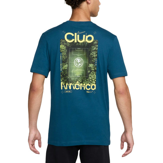 Club America Photo T-Shirt Discount - Blue