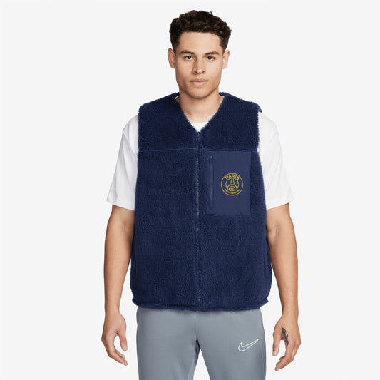 Paris Saint-Germain Club+ Winterized Reversible Full-Zip Vest on sale - Navy